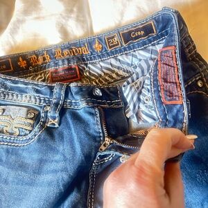 Rock Revival Indigo Skinny Jeans for Men